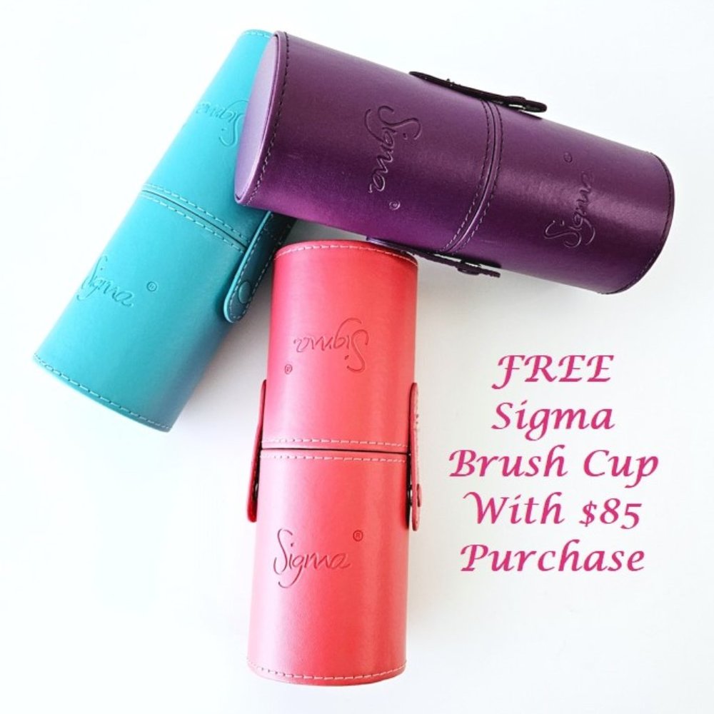 FREE Sigma Beauty Brush Cup with $85 Purchase